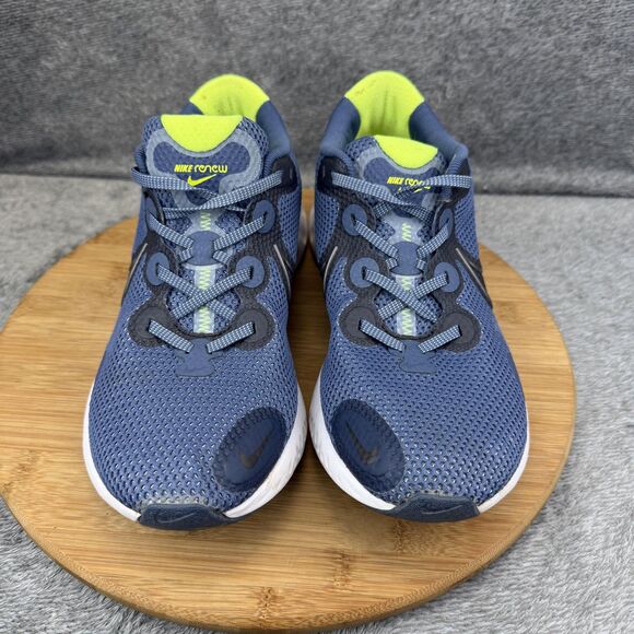 Nike Renew Run Shoes Mens Size 9 Blue Neon Running Training Sneakers CK6357-400 main image 9